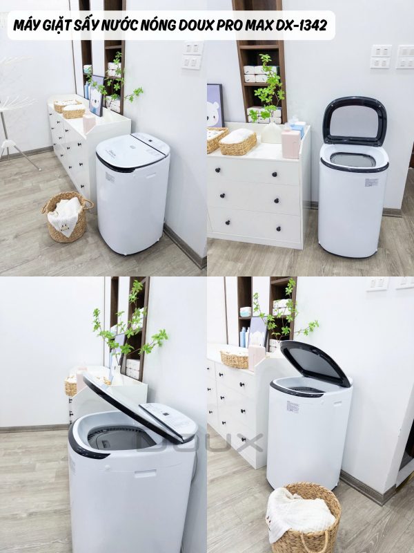 Máy giặt sấy nước nóng cao cấp Doux Pro Max DX-1342 - Hình ảnh 7