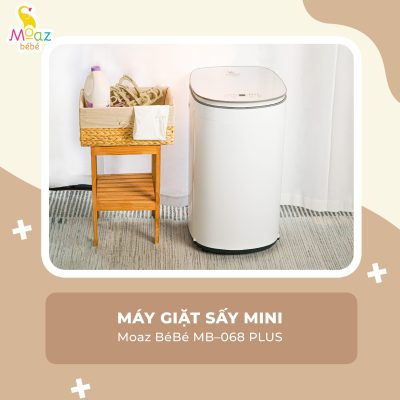 Máy giặt sấy mini Moaz BéBé MB – 068 Plus ( 3.5kg)