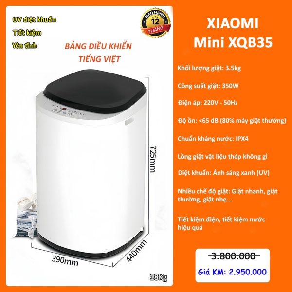 Máy Giặt Xiaomi Mini XQB35