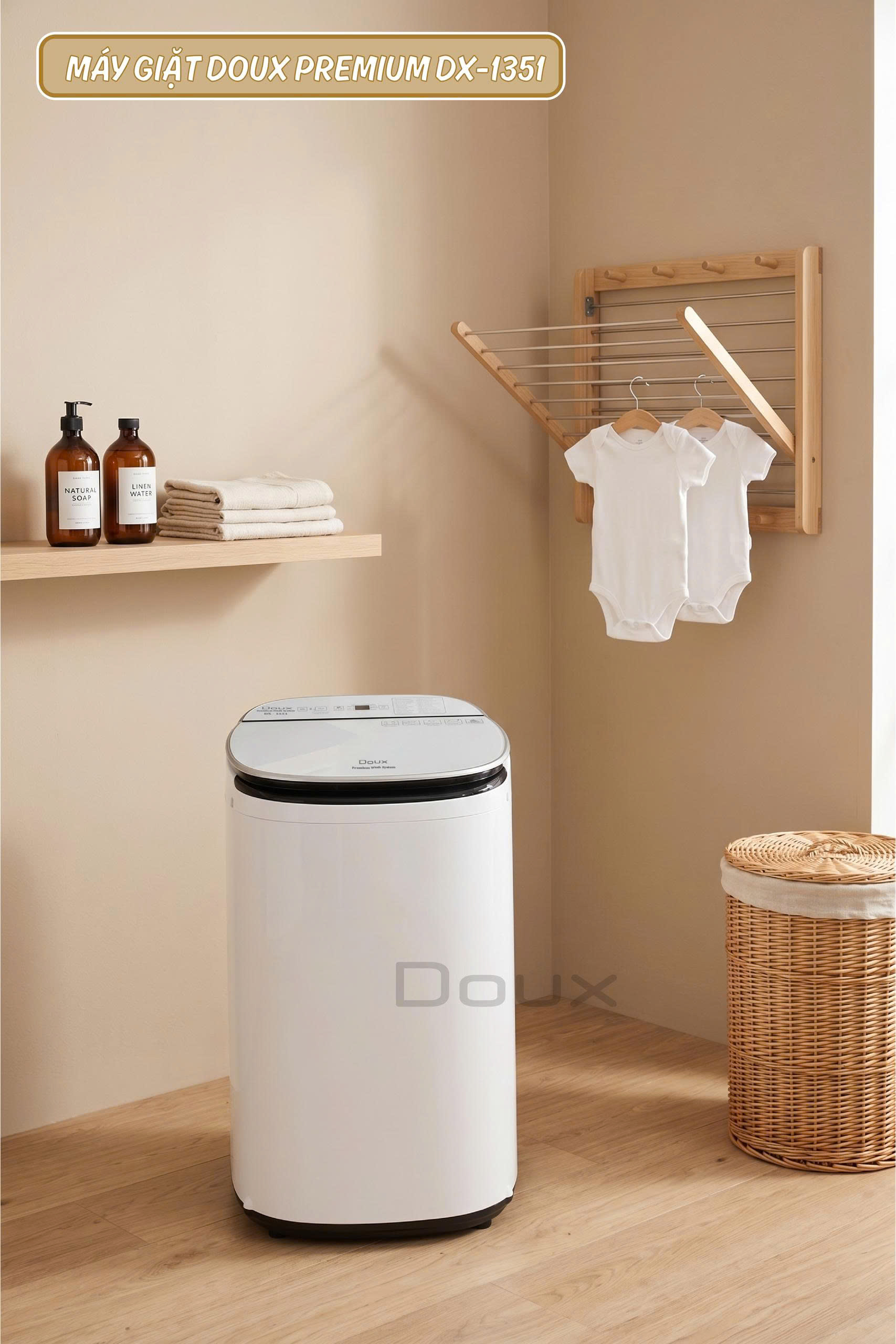 Máy giặt sấy Doux PREMIUM DX-1351 giặt 4.5kg