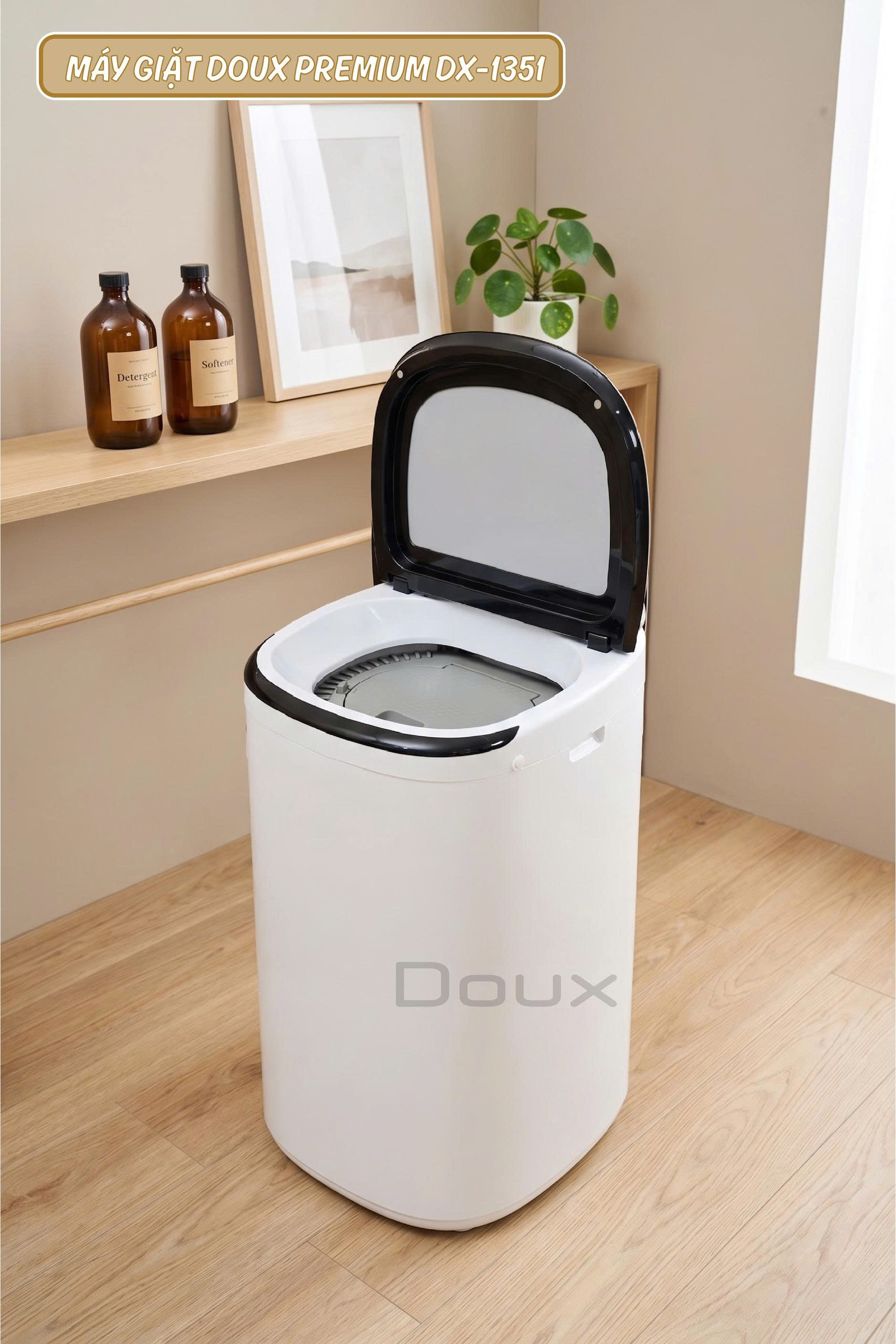 Máy giặt sấy Doux PREMIUM DX-1351 giặt 4.5kg - Ảnh 4