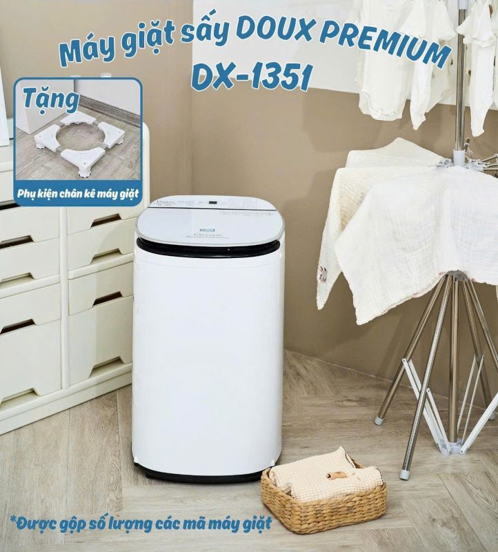 Máy giặt sấy Doux PREMIUM DX-1351 giặt 4.5kg